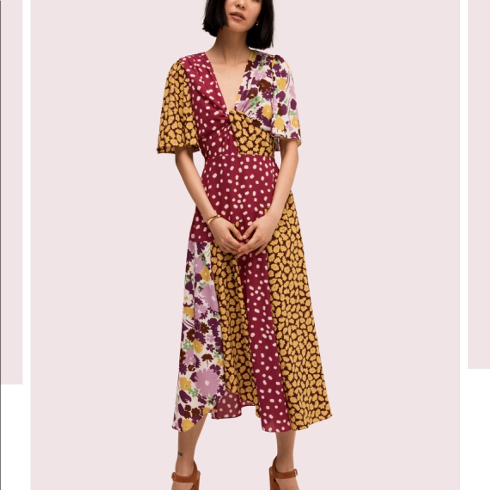 NWOT Kate Spade Floral Midi Dress